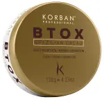 KORBAN Btox Brazilian Cacau Reducción de Frizz 120g – Tratamiento Restaurador y Alisador