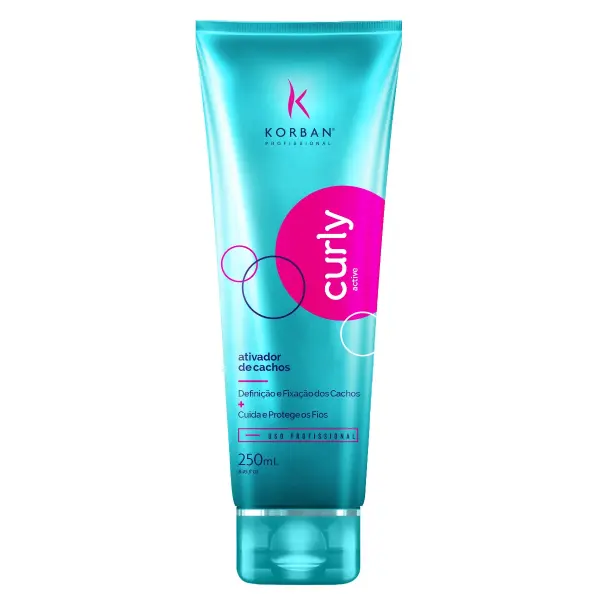 Korban Curly Active Finisher – Gel Activador de Rizos con Protección Térmica – 250ml
