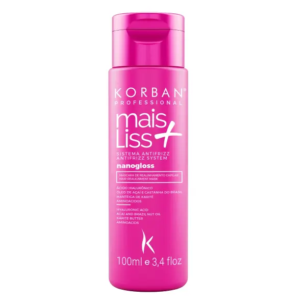 Korban Mais Liss+ Nanogloss – Professional Straightening Treatment 100ml