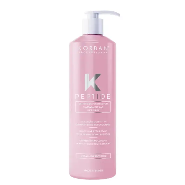 KORBAN K-Peptide Hair Mask – Extreme Reconstructor – 450ml / 15.2 oz